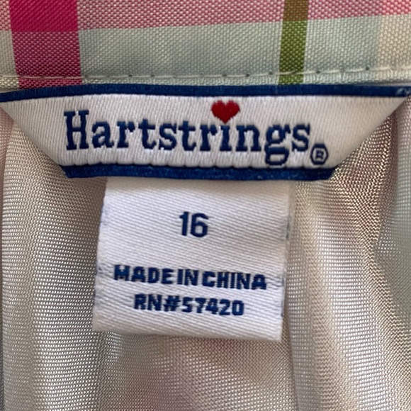 HARTSTRINGS 100% SILK CHECKERED SKIRT - Picture 5 of 13
